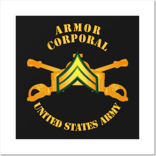 Armor - Enlisted - Corporal - CPL Posters and Art